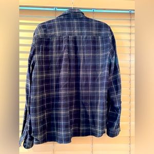 Eddie Bauer Navy Blue Flannel